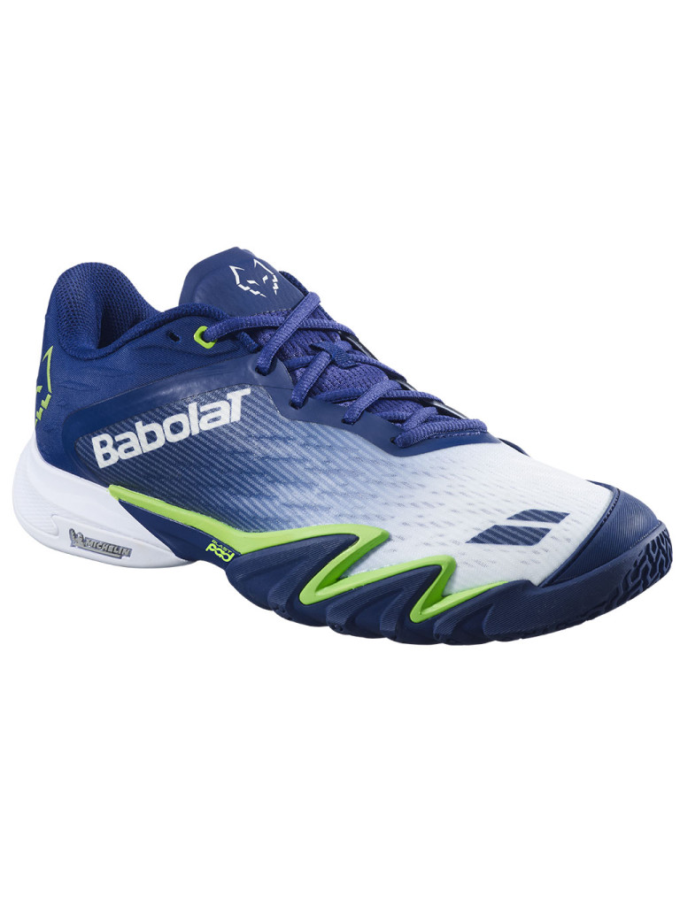 Мъжки обувки за падел Babolat PREMURA 3 - Lebron Blue Depths / Green Flash