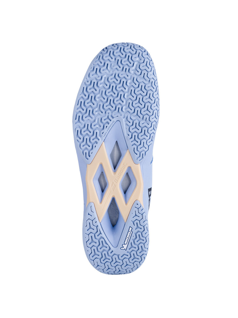 Дамски обувки за бадминтон Babolat SHADOW TEAM 2 WOMAN LIGHT BLUE