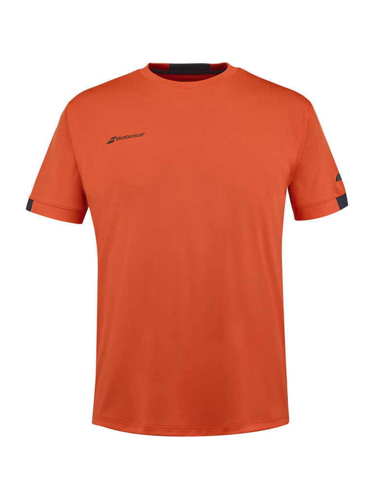 Детска тениска за момчета Babolat PLAY CREW NECK FIESTA RED 2024
