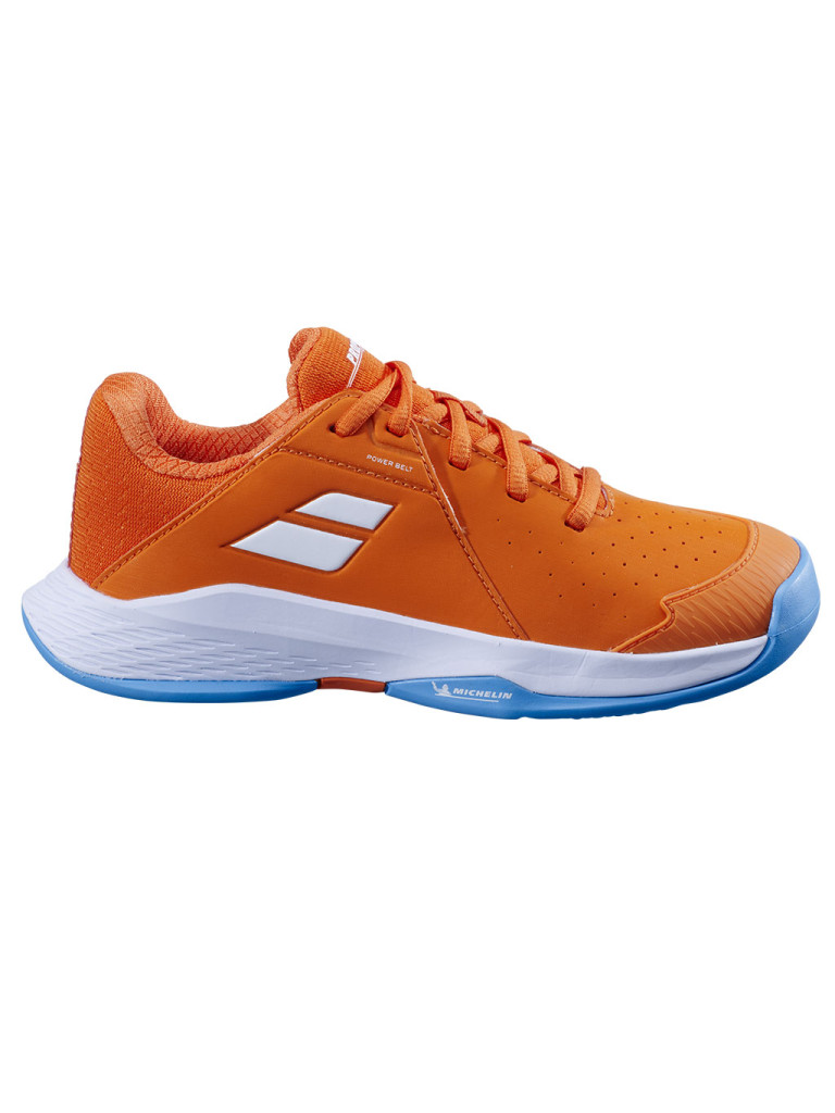 Детски тенис обувки Babolat Propulse Junior 3 All Court - Orange Peel