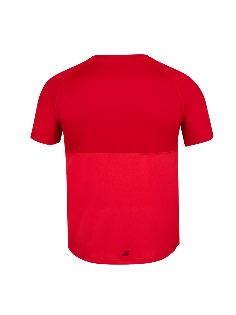 Babolat Play Crew Neck Tee Men - Tomato Red