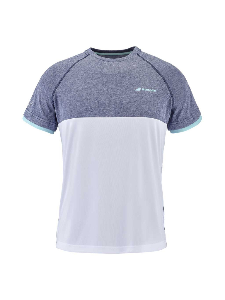 Тениска Babolat Play Crew Neck Tee Men White / Blue