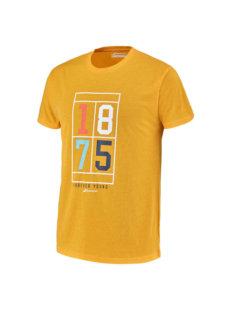 Babolat EXERCISE VINTAGE TEE MEN SAFFRON HTHR мъжка тениска