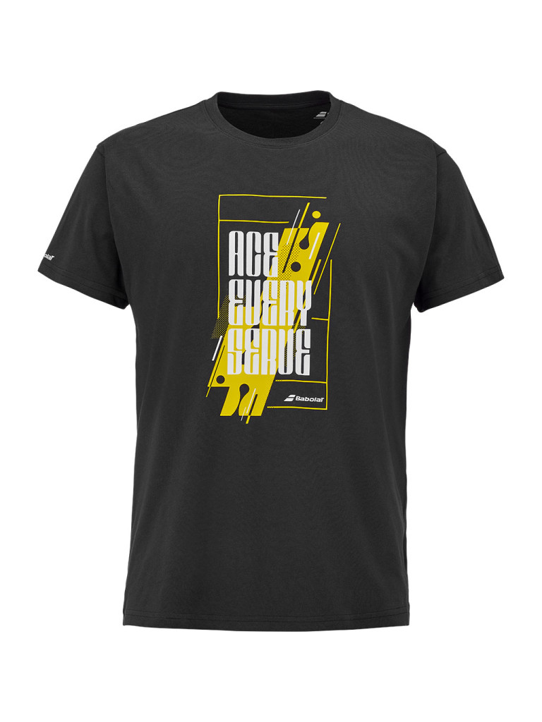 Мъжка тениска Babolat Exercise Message Tee Back