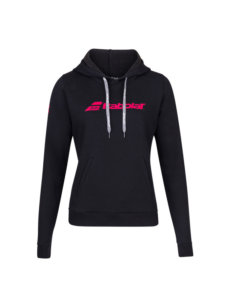 Дамски суетшърт Babolat Exercise Hood Sweat W Black