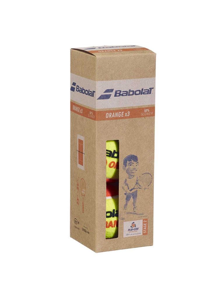 Тенис топки Babolat Orange X3, 3 бр.