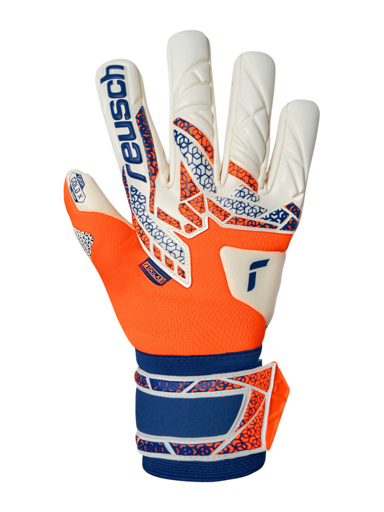 Вратарски ръкавици Reusch Attrakt Gold X NC 2025 - Orange-Blue-White