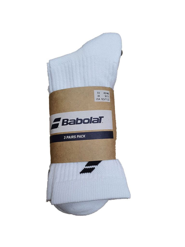 Babolat Чорапи 3 чифта White
