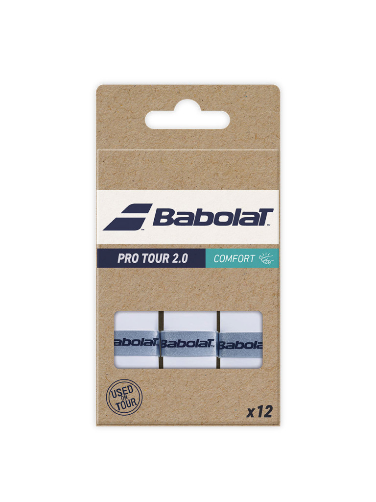 Овъргрип Babolat Pro Tour 2.0 X12, бял