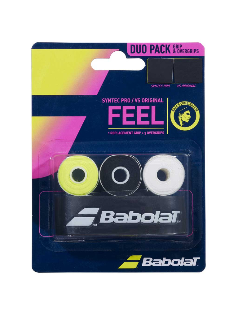 Комплект грипове Babolat Syntec Pro X1 + VS Original X3