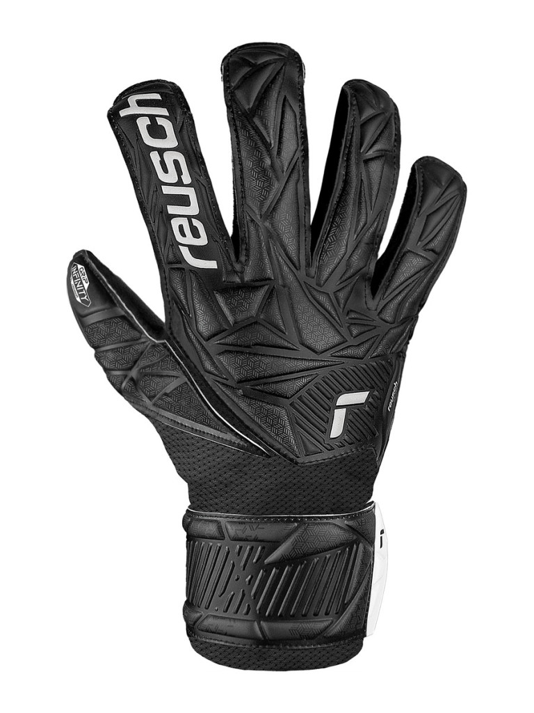 Детски вратарски ръкавици Reusch Attrakt Infinity Junior 2024 - Black