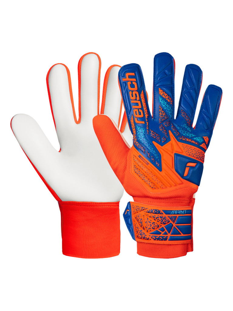 Вратарски ръкавици Reusch Attrakt Starter Solid 2025 - Orange-Blue
