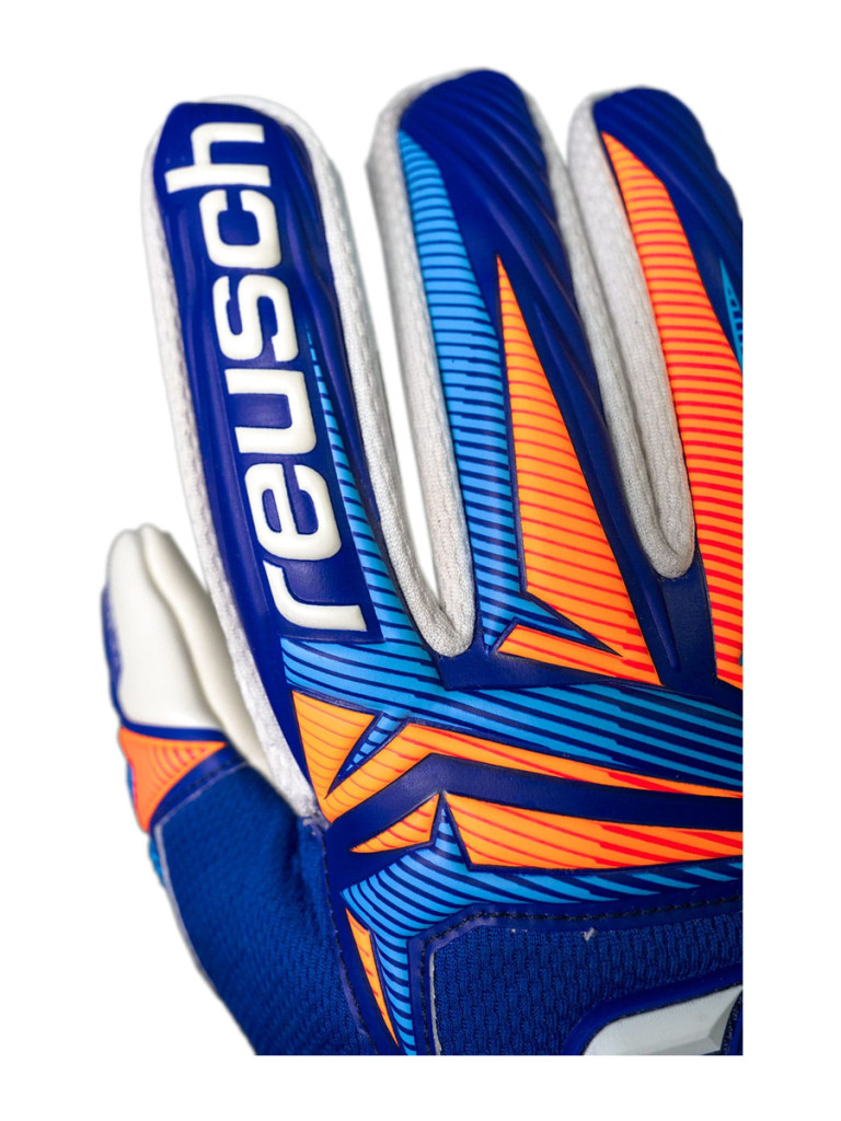 Вратарски ръкавици Reusch Attrakt Advance 2026 - Sharp Blue-White-Shocking Orange
