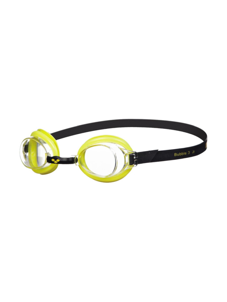 Детски очила за плуване Arena Bubble 3 Junior - Clear-Yellow-Black
