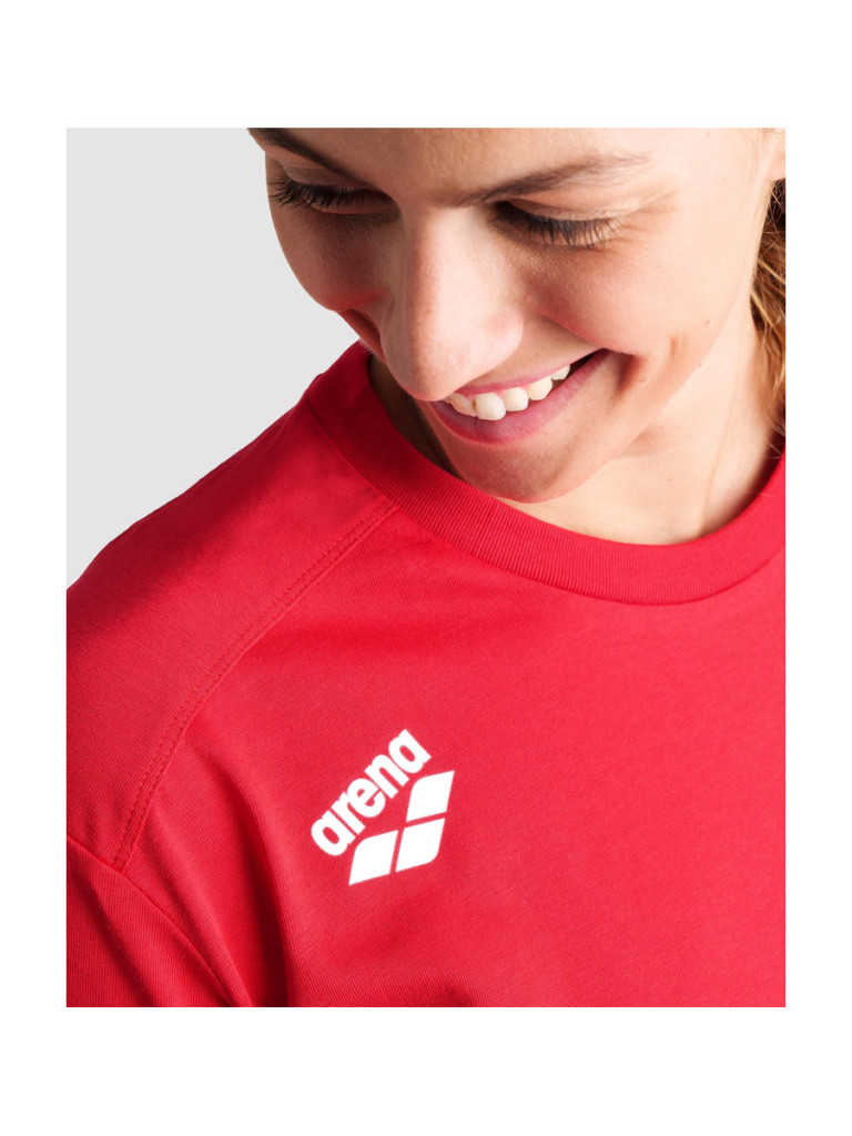 Унисекс тениска Arena Team T-Shirt Panel - Red