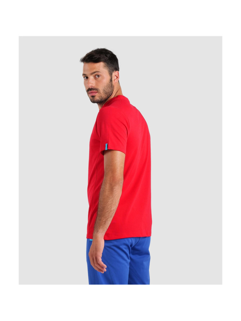 Унисекс тениска Arena Team T-Shirt Panel - Red