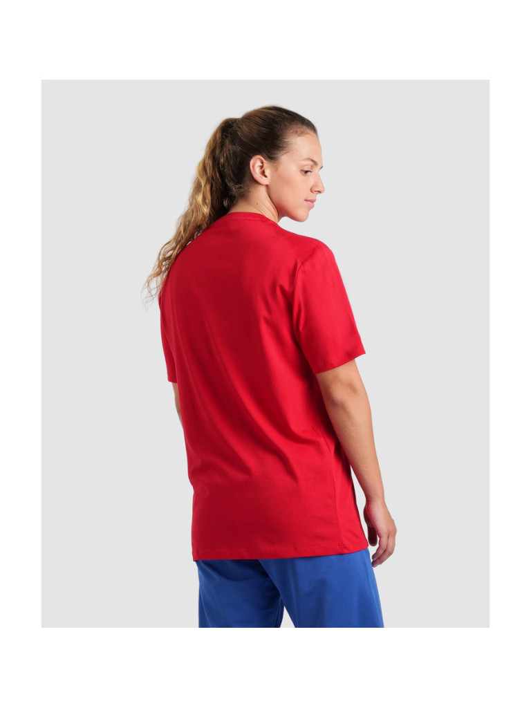Унисекс тениска Arena Team T-Shirt Panel - Red