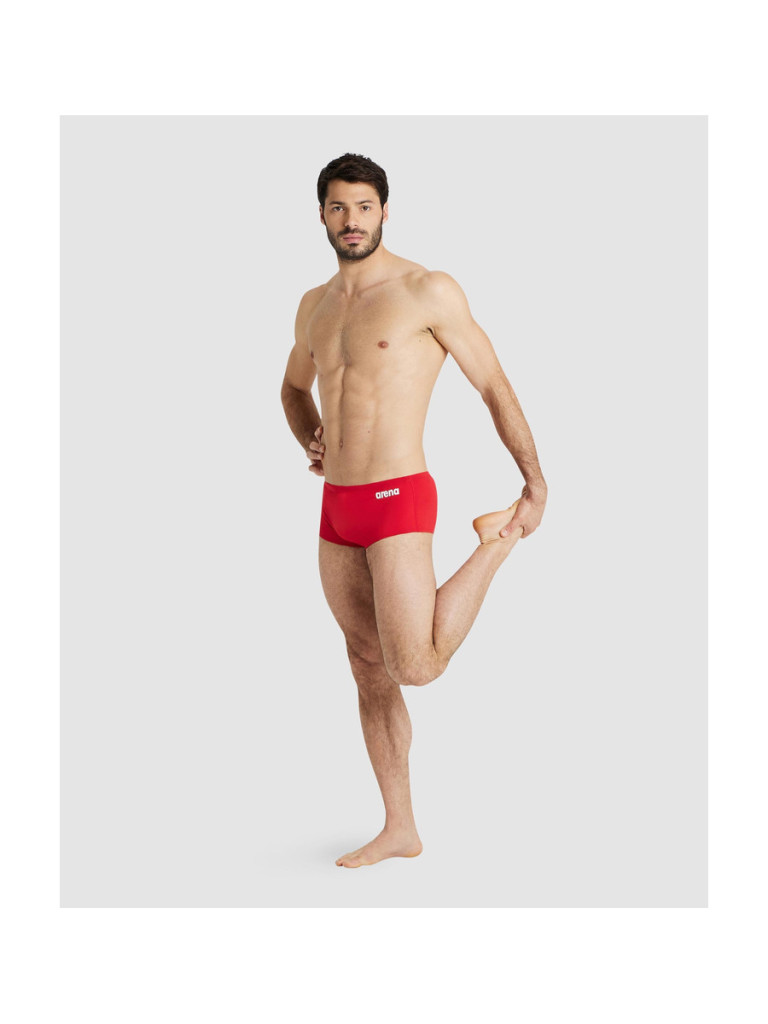 Мъжки бански Arena Team Low Waist Short Solid - Red-White