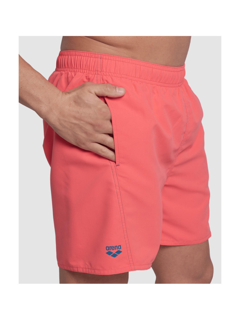 Мъжки плажни шорти Arena Fundamentals Arena Logo Boxer R - Coral-Light Royal
