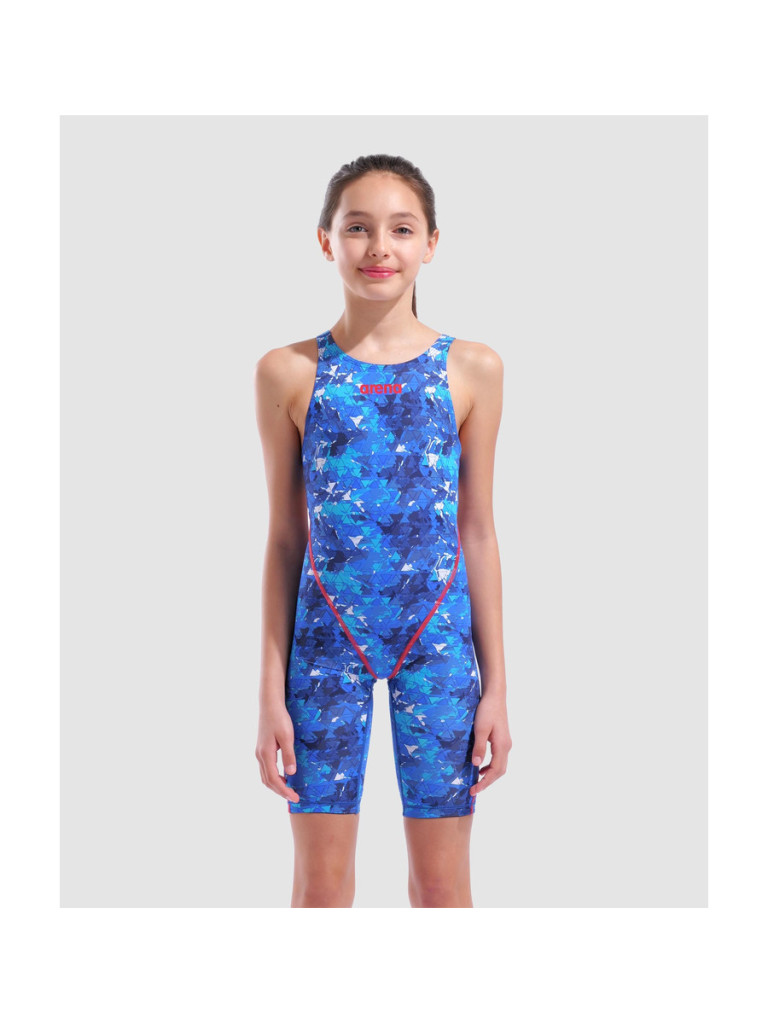 Детски състезателен бански Arena Powerskin ST Next Splashy Open Back - Splashy Multi