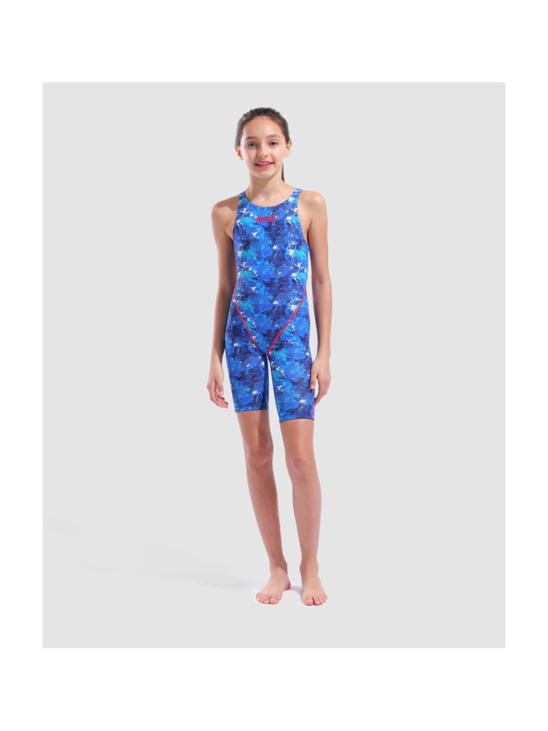 Детски състезателен бански Arena Powerskin ST Next Splashy Open Back - Splashy Multi