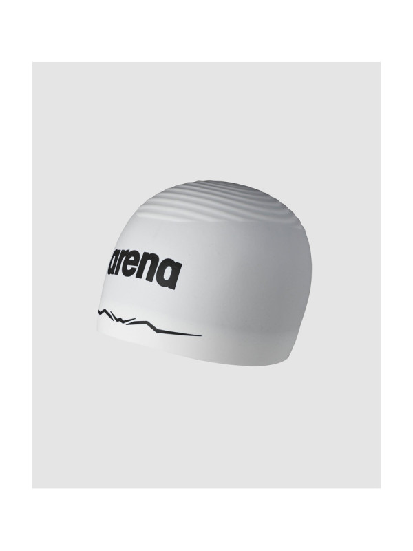 Състезателна шапка Arena Aquaforce Wave Cap (White-Black)
