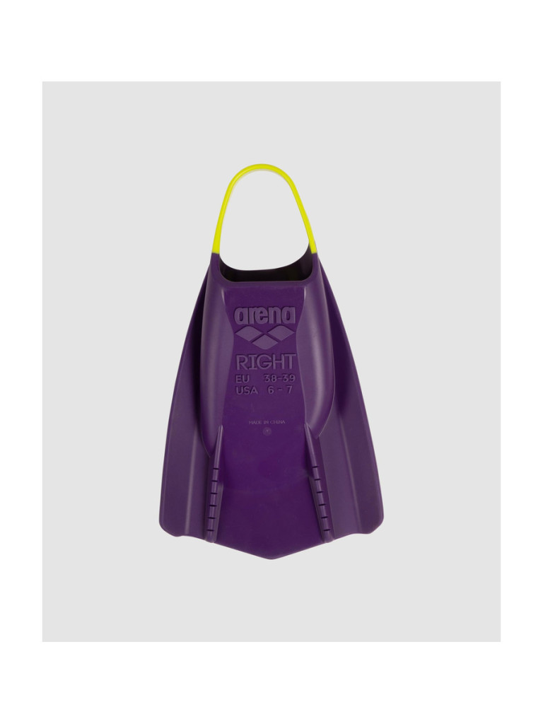 Плавници за плуване Arena Powerfin Pro II - Plum-Artic Lime
