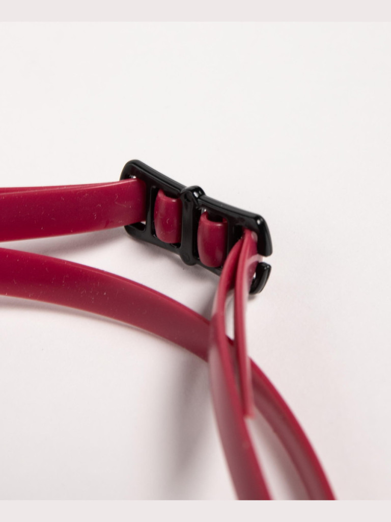 Състезателни очила за плуване Arena Python Mirror - Copper-White-Red Wine