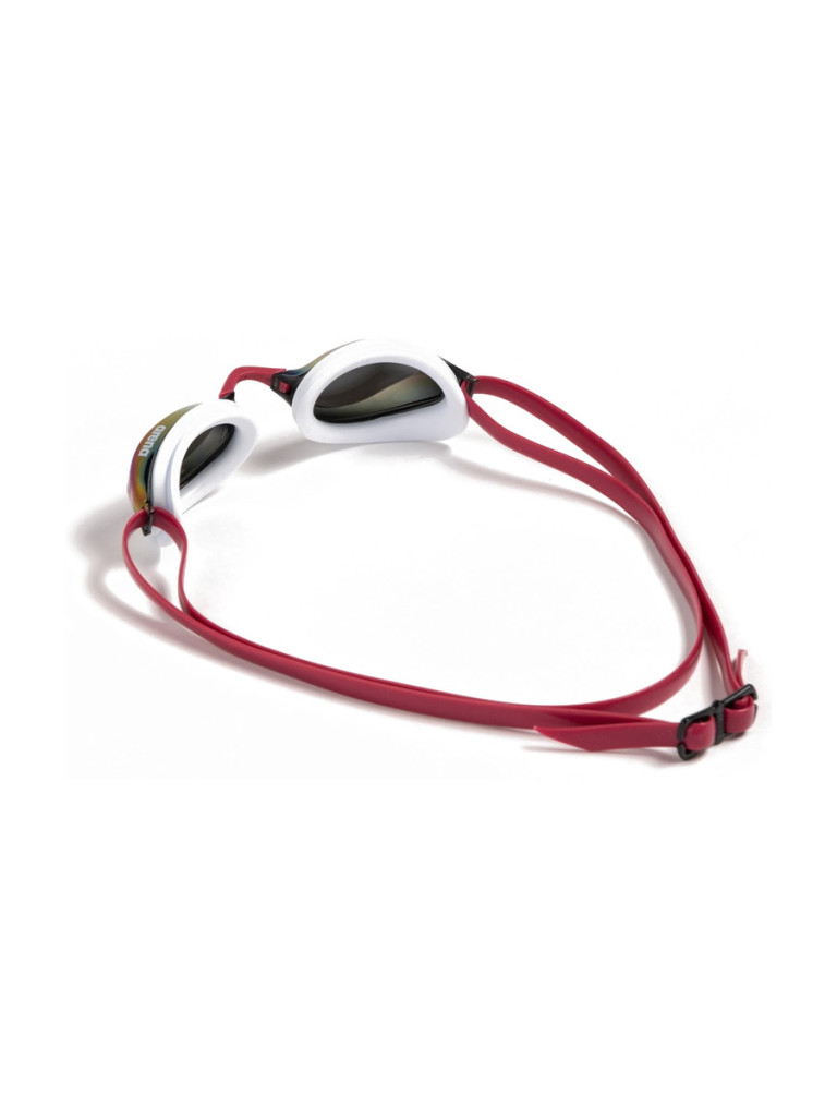Състезателни очила за плуване Arena Python Mirror - Copper-White-Red Wine