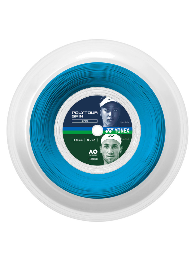 Ролка кордаж Yonex POLYTOUR SPIN 200 м - Cobalt Blue