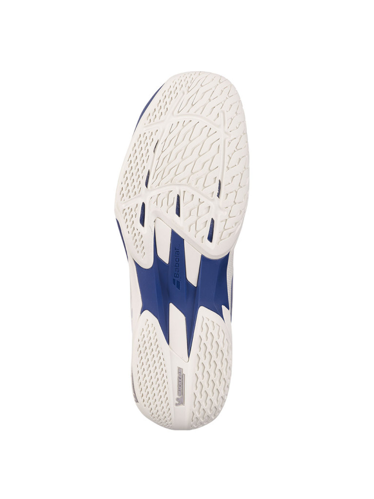 Тенис обувки Babolat JET MACH 4 AC MEN CREAM / DARK BLUE