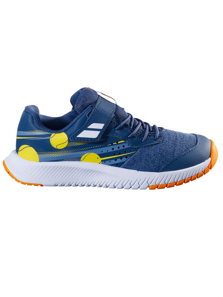 Babolat PULSION KID ALL COURT BOY BLUE/YELLOW детски тенис обувки