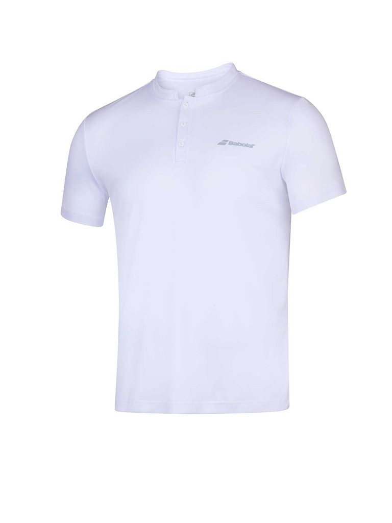 Babolat Play Polo Men White мъжка тенис поло тениска