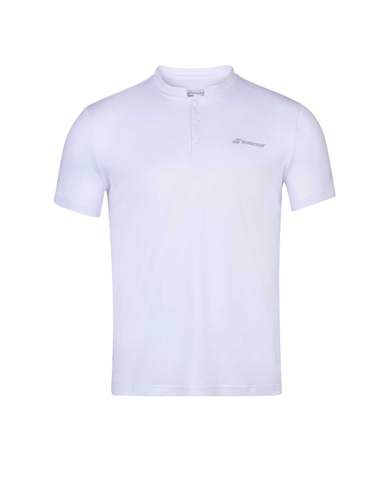 Babolat Play Polo Men White мъжка тенис поло тениска