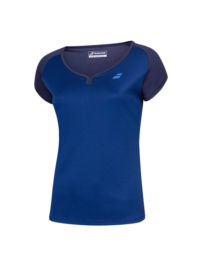 Дамска тениска Babolat Play Cap Sleeve Top - Estate Blue