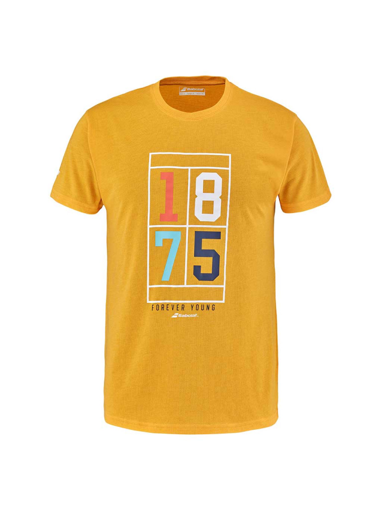 Babolat Exercise Vintage Tee Men - Saffron Hthr