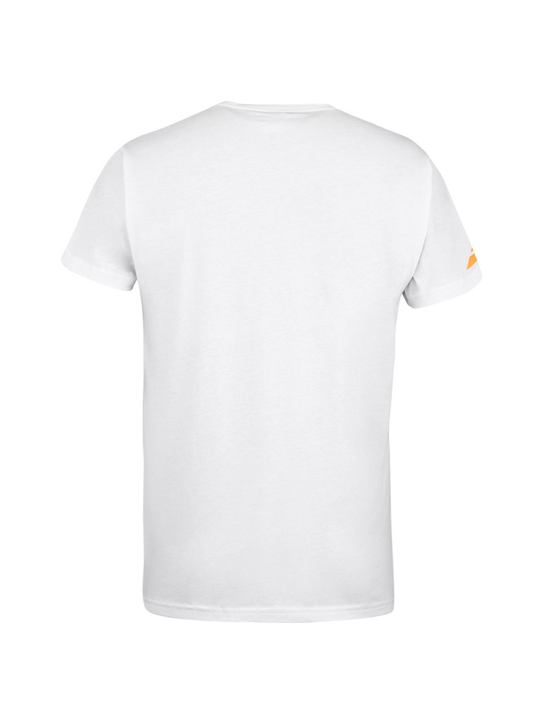 Babolat EXERCISE MESSAGE TEE MEN WHITE мъжка тениска
