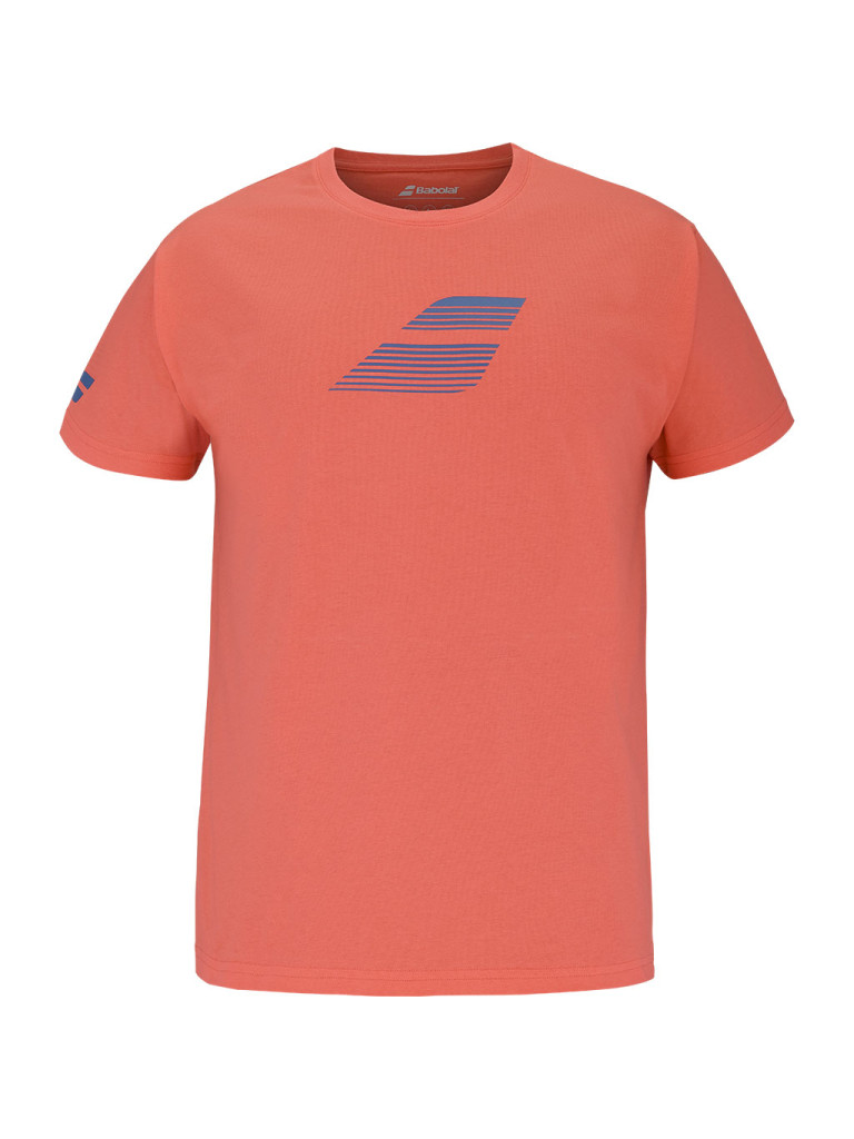 Babolat EXERCISE BIG FLAG TEE HOT CORAL мъжка тениска