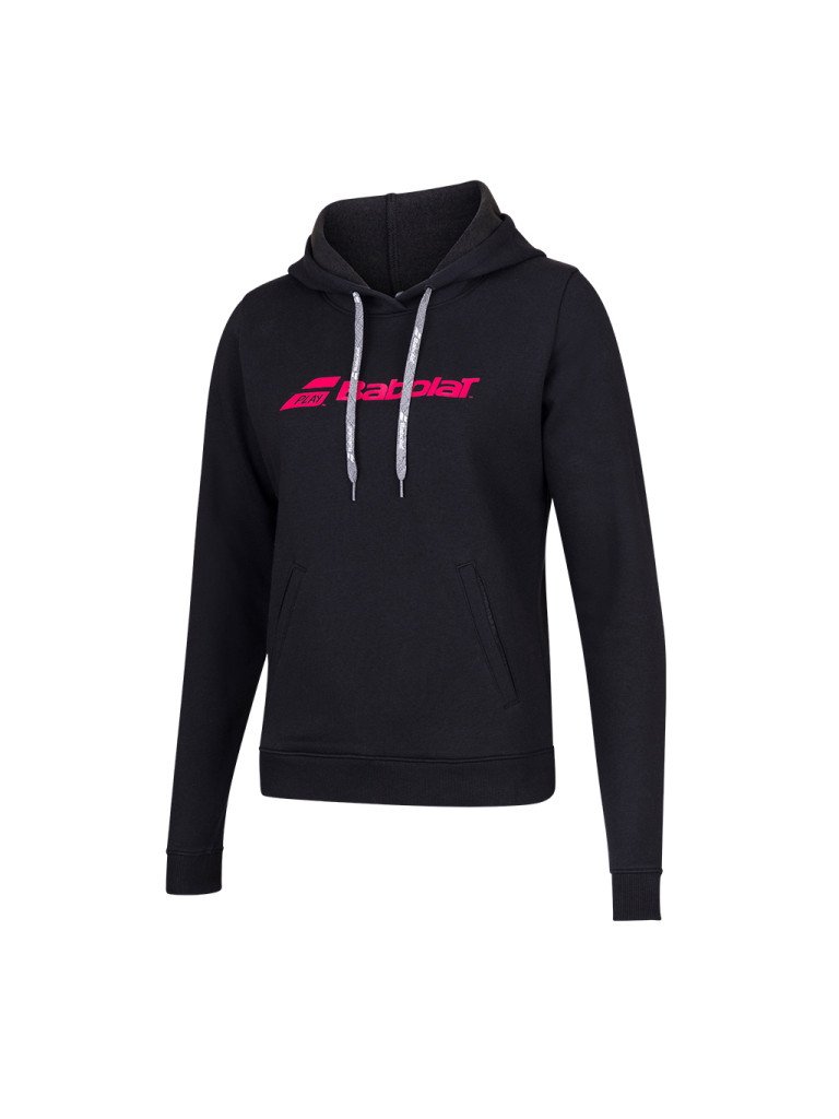Дамски суетшърт Babolat Exercise Hood Sweat W Black