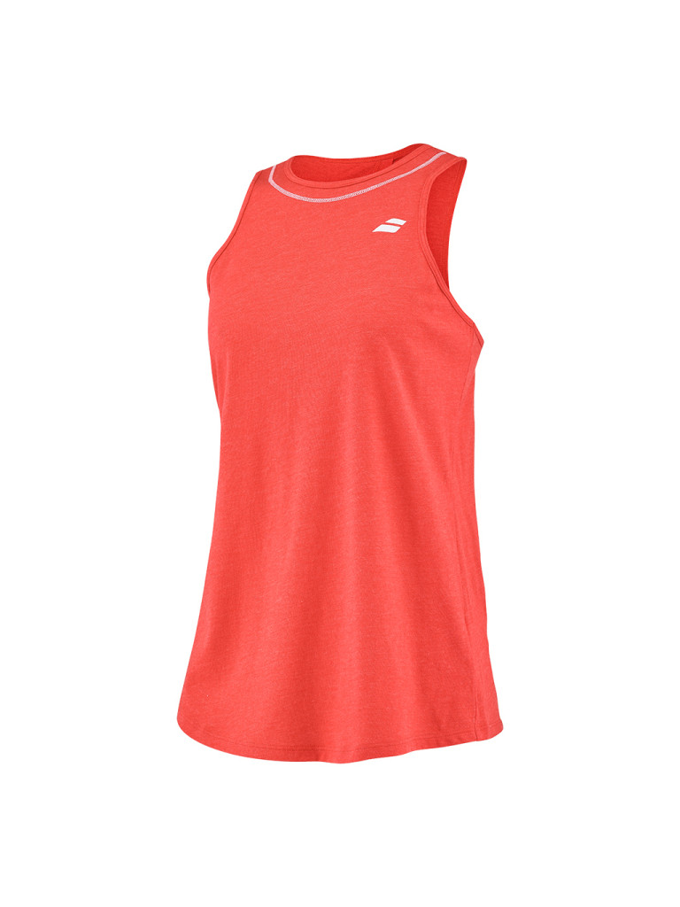 Дамски потник Babolat Exercise Cotton Tank W Poppy Red