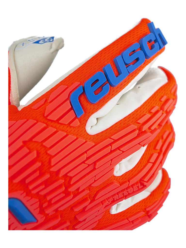 Reusch Attrakt Gold X Freegel 2024 Goalkeeper Gloves - Orange-Blue