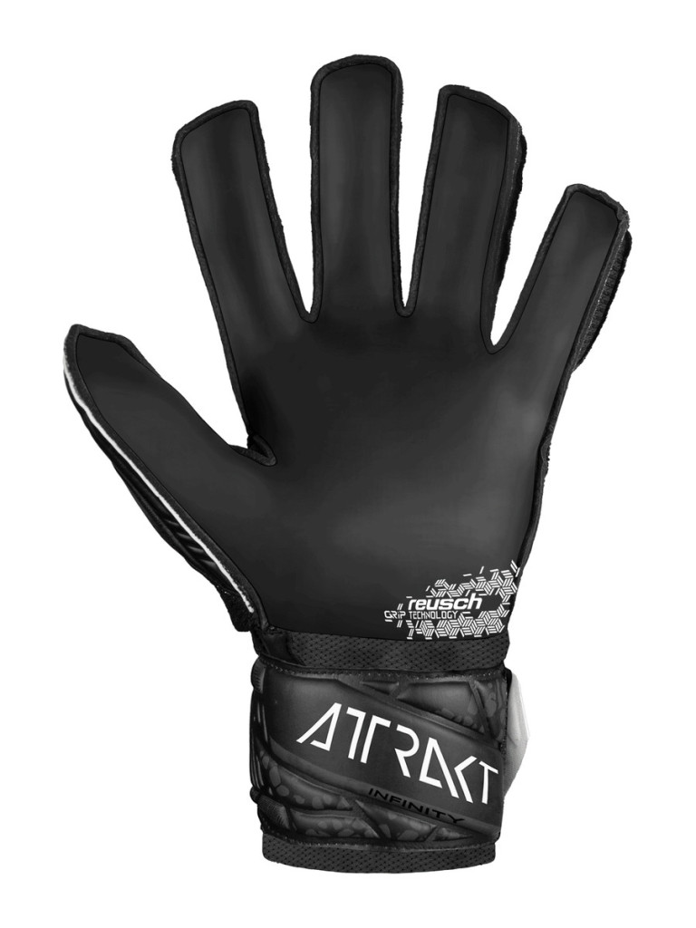 Детски вратарски ръкавици Reusch Attrakt Infinity Junior 2024 - Black