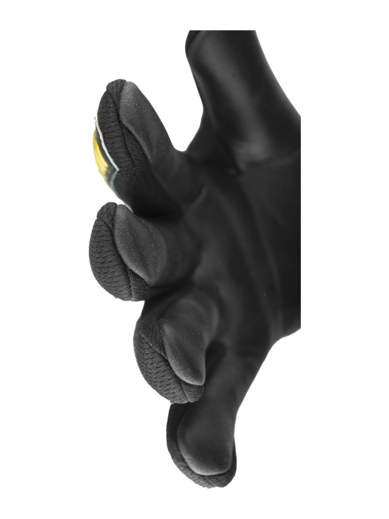 Детски вратарски ръкавици Reusch Attrakt Silver NC Finger Support Junior 2024 - Black-Gold-White-Black