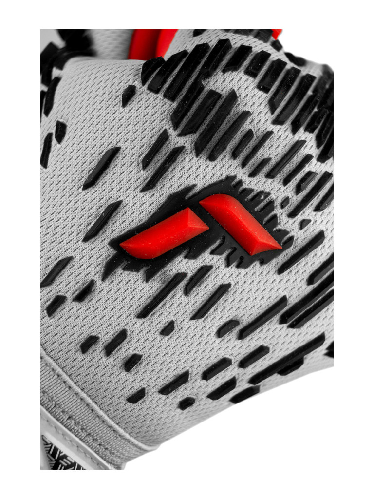 Reusch Attrakt Freegel Silver Junior 2023 Goalkeeper Gloves - Vapor Grey-Fiery Red