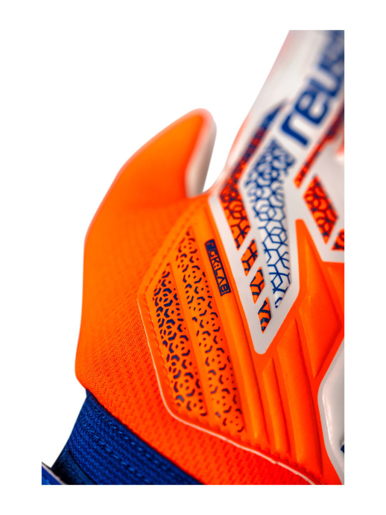 Вратарски ръкавици Reusch Attrakt Starter Solid 2025 - White-Orange-Blue