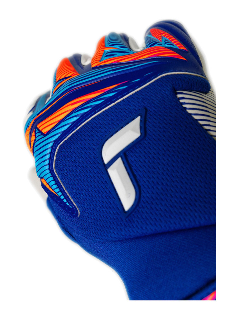 Вратарски ръкавици Reusch Attrakt Gold X Guardian 2026 - Sharp Blue-White-Shocking Orange
