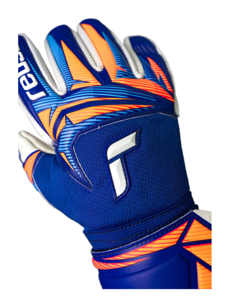 Вратарски ръкавици Reusch Attrakt Advance 2026 - Sharp Blue-White-Shocking Orange