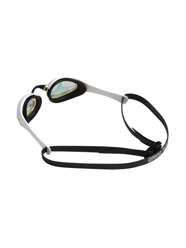 Състезателни очила за плуване Arena Cobra Ultra Swipe Mirror - Yellow Copper-White