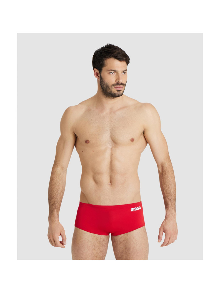 Мъжки бански Arena Team Low Waist Short Solid - Red-White