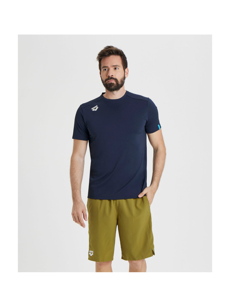 Спортна тениска унисекс Arena Team T-Shirt Solid - Navy
